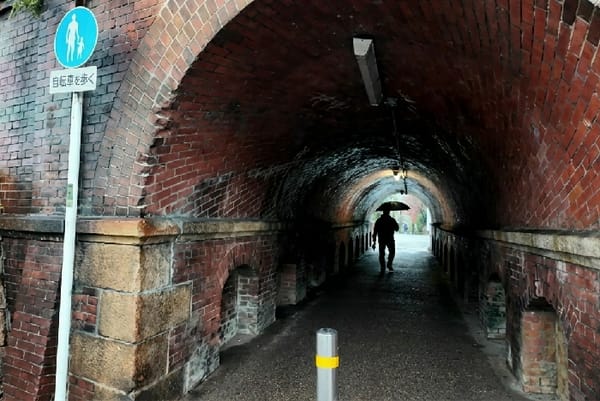 Early morning walker spotted in historic Kyoto temple district