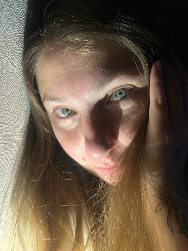 Shadow and light portrait experiments in Chaikovsky