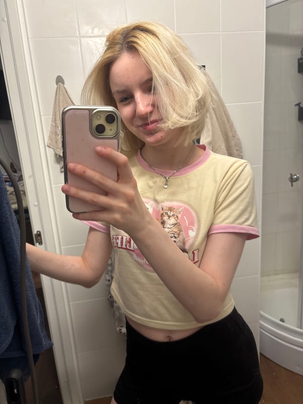 Woman takes bathroom selfies in Vsevolozhsk, Russia