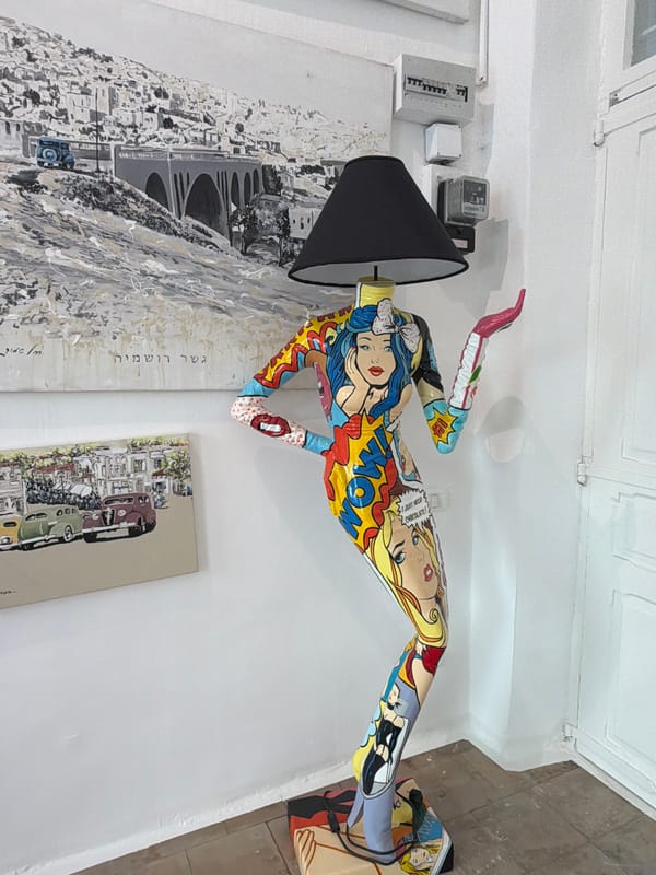 Eclectic art installations documented across Tel Aviv gallery spaces