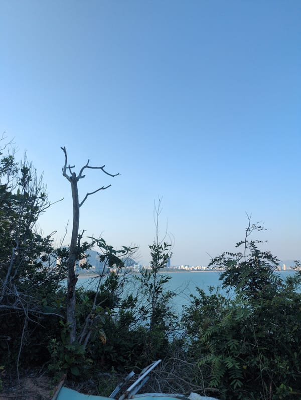 Coastal landscape photographed in Quy Nhon Ward, Vietnam