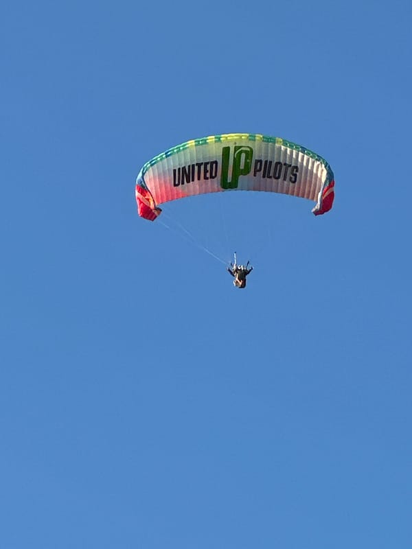 Paragliding operations documented over Fethiye coastline and hills