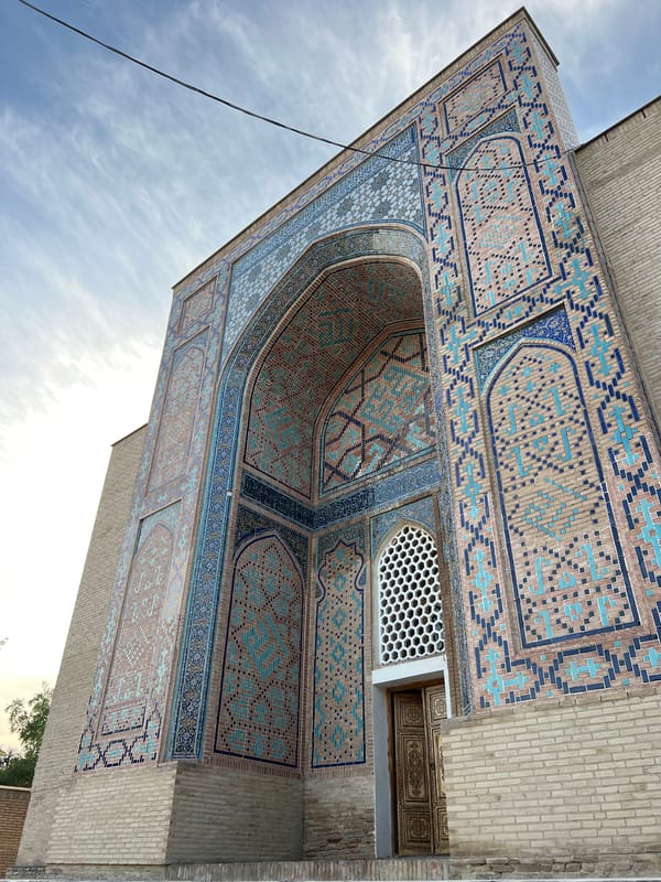Exploring Samarkand's tiled monuments and courtyards