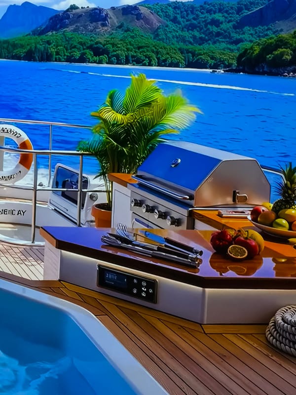 Luxury home and yacht interiors documented in Ukrainian suburb