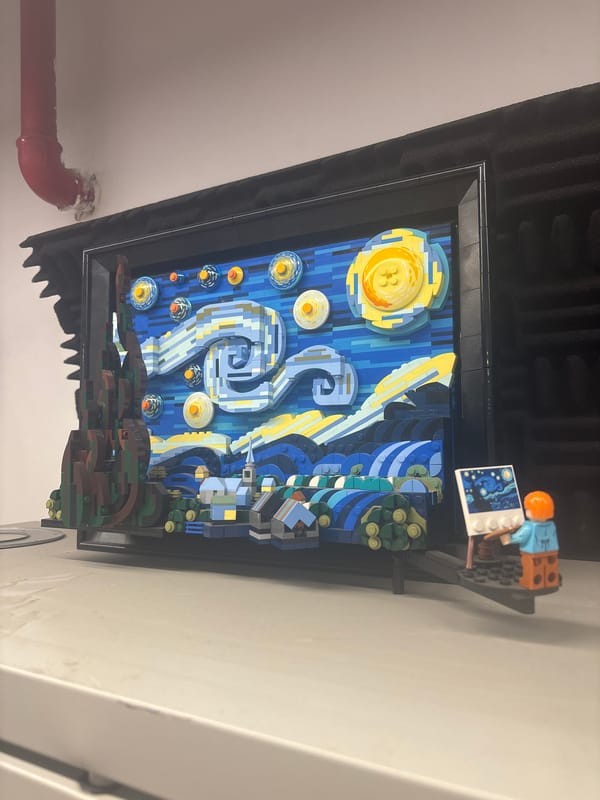 Lego 'Starry Night' on display in Baku