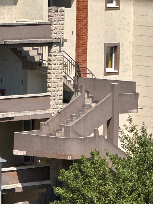 Morning life documented across Budva, Montenegro residential areas