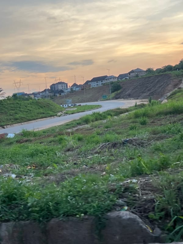 Street life and new road development in Nkpor-Obosi, Nigeria