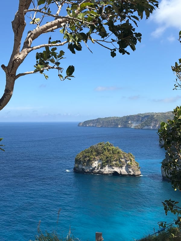 Diamond Beach clifftop views, Nusa Penida