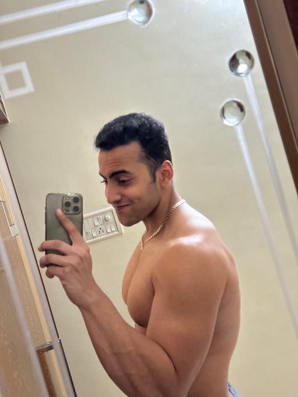 Individual documents personal moments through mirror selfies in Kolkata