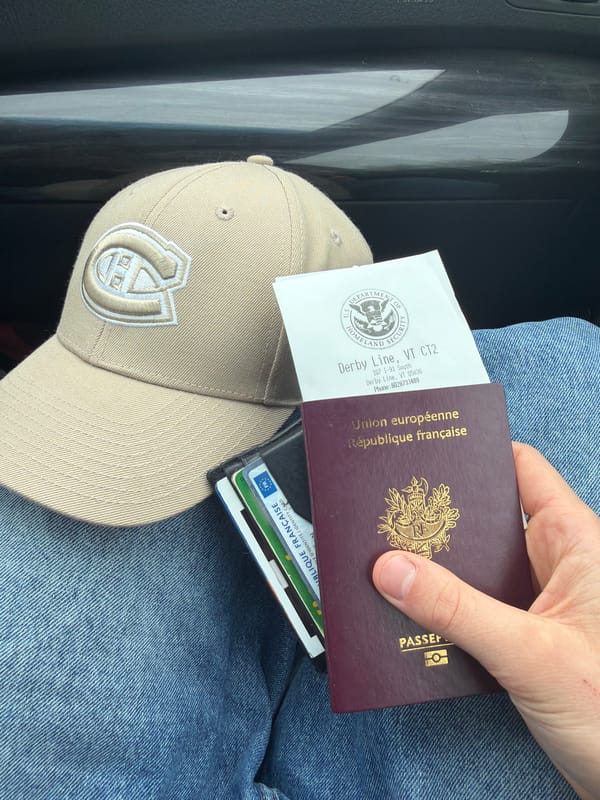 Person handles French passport, US homeland security documents in Derby