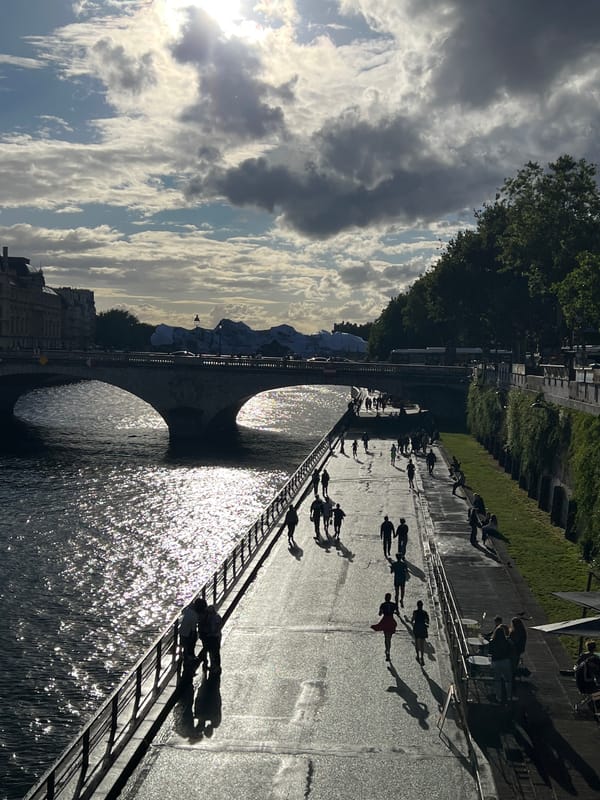 Seine River afternoon scenes captured across central Paris