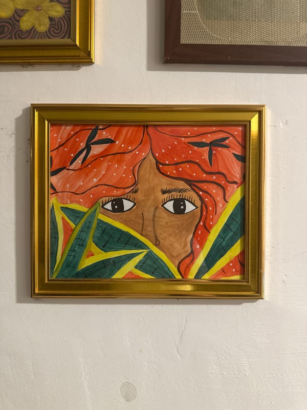 Person documents personal belongings, artwork in Davao City home