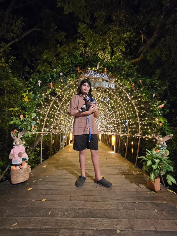 Nighttime scenes captured in Armação dos Búzios tourist area