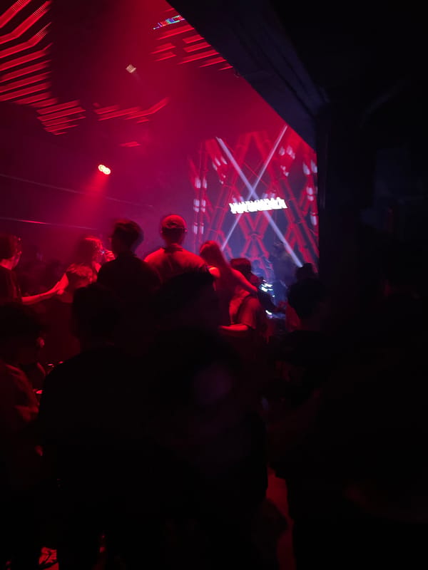 North Jakarta nightclub district draws crowds Friday evening