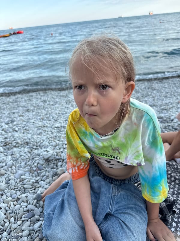 Afternoon at a Yalta seafront resort on the Black Sea
