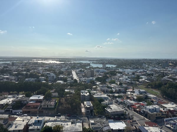Evening rooftop pool scenes captured in Tampico, Mexico