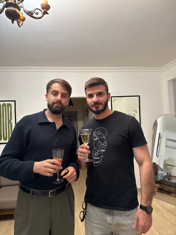 Champagne reception documented by guests in Yerevan