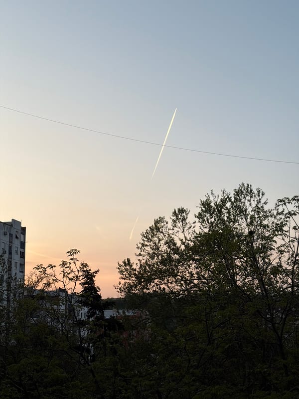 Belgrade resident documents sunset moments and personal items