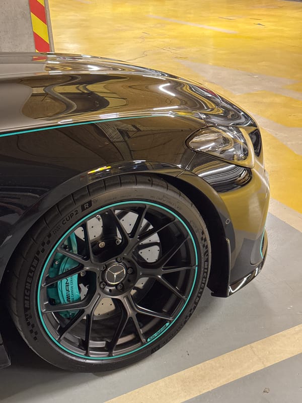 Mercedes-AMG GT spotted in Sofia underground garage