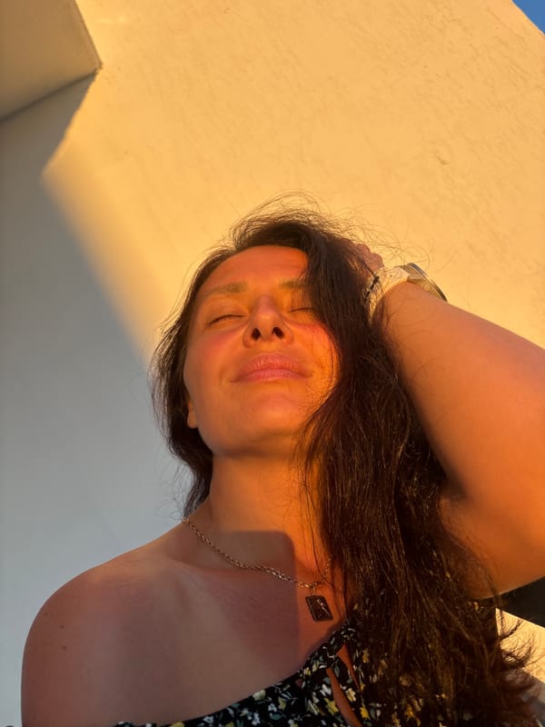 Golden-hour balcony shoot in Chaikovsky with strawberries and sunset views