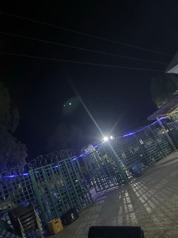Nighttime social gathering draws crowds in Jalingo, Nigeria
