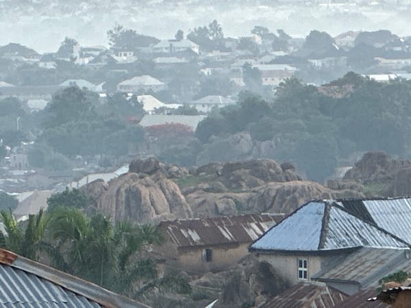 Morning scenes captured across Jos, Nigeria's rocky urban landscape