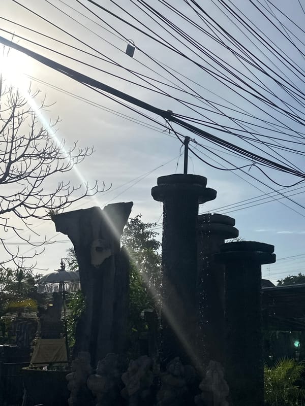 Everyday street scenes documented in Denpasar, Indonesia