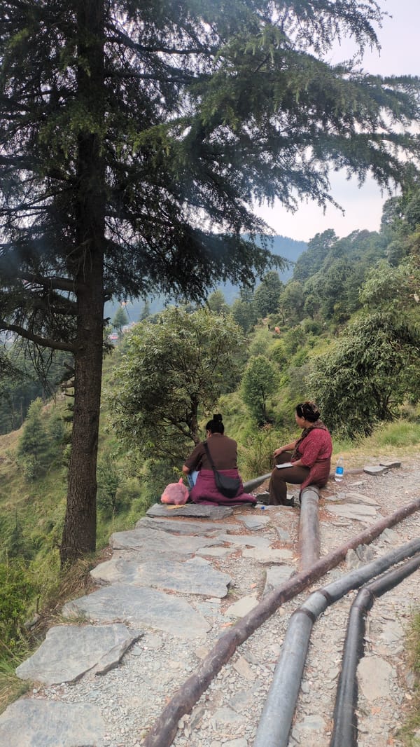 Morning life captured in Himalayan village of Bhagsu, India