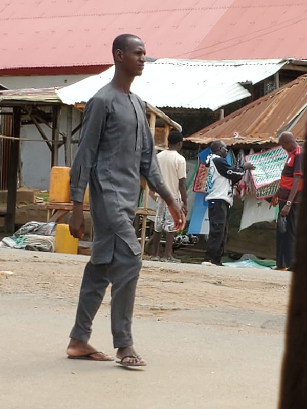 Everyday street life documented in Mararaba, Nigeria