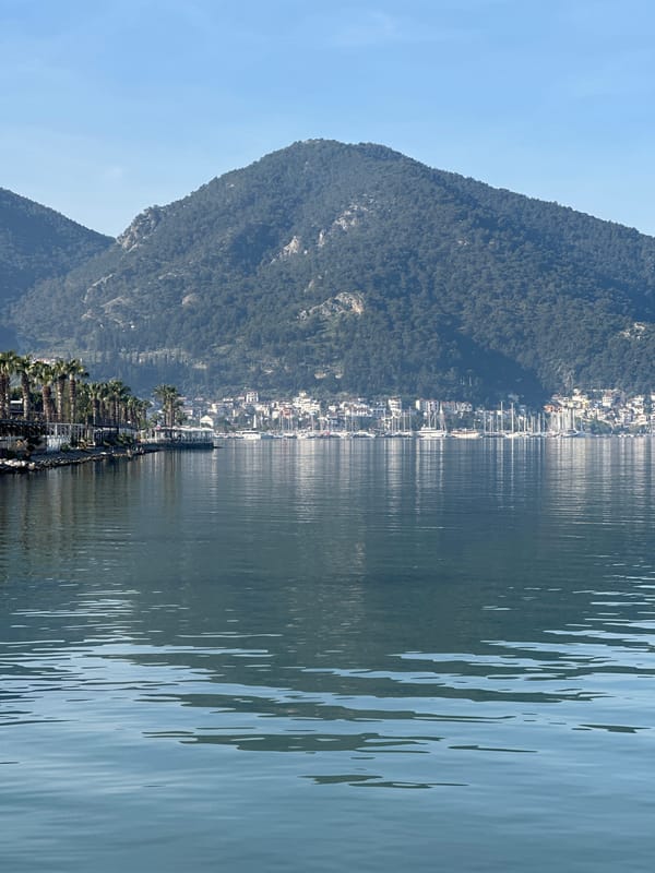 Morning tourism moments captured across Fethiye's scenic waterfront areas