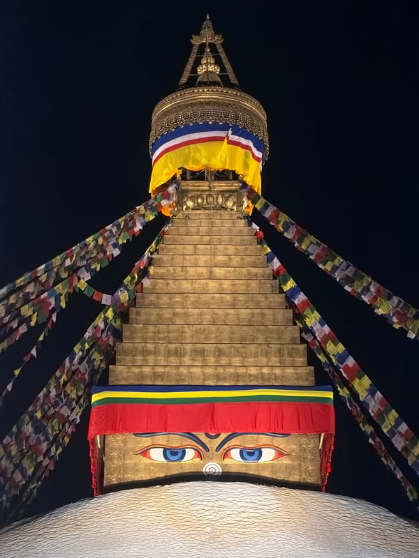 Visitor captures everyday scenes around Boudhanath Stupa in Kathmandu