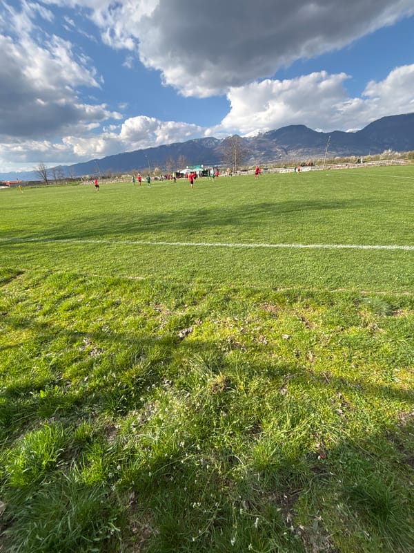 Soccer field activity observed in Dabene, Bulgaria