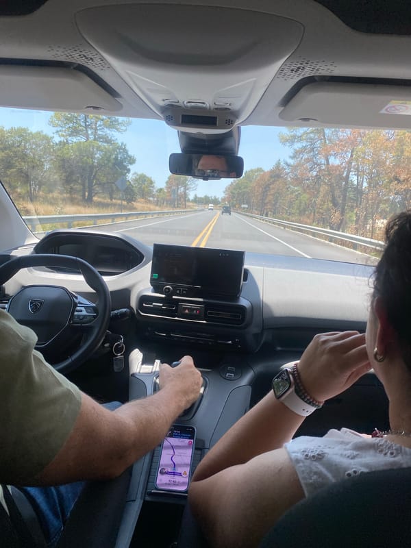 Car journey documented on highway near Metepec, Mexico