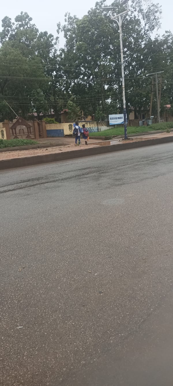 Rainy day street scenes captured across Bukuru, Nigeria