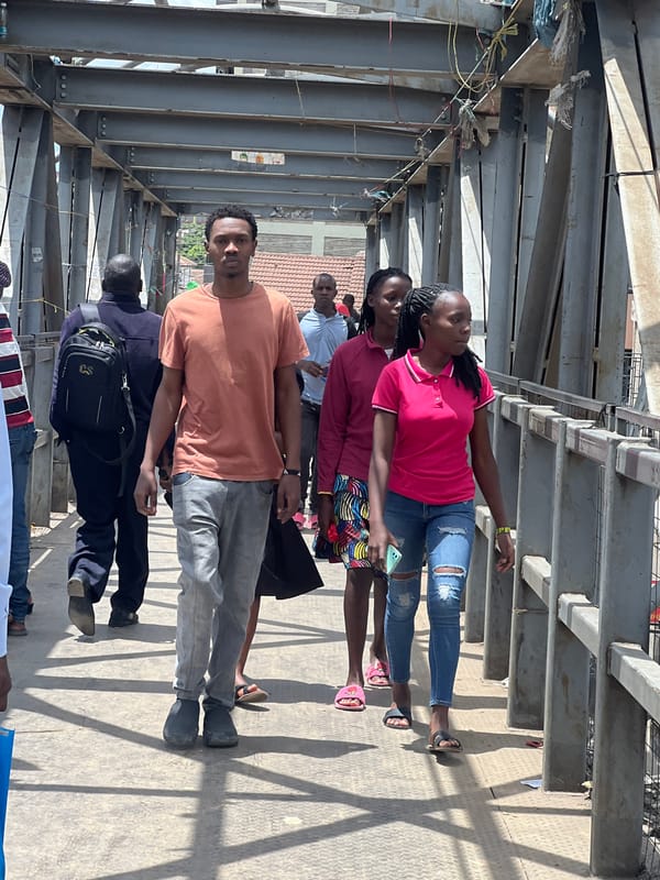 Morning street life documented across multiple Nairobi locations