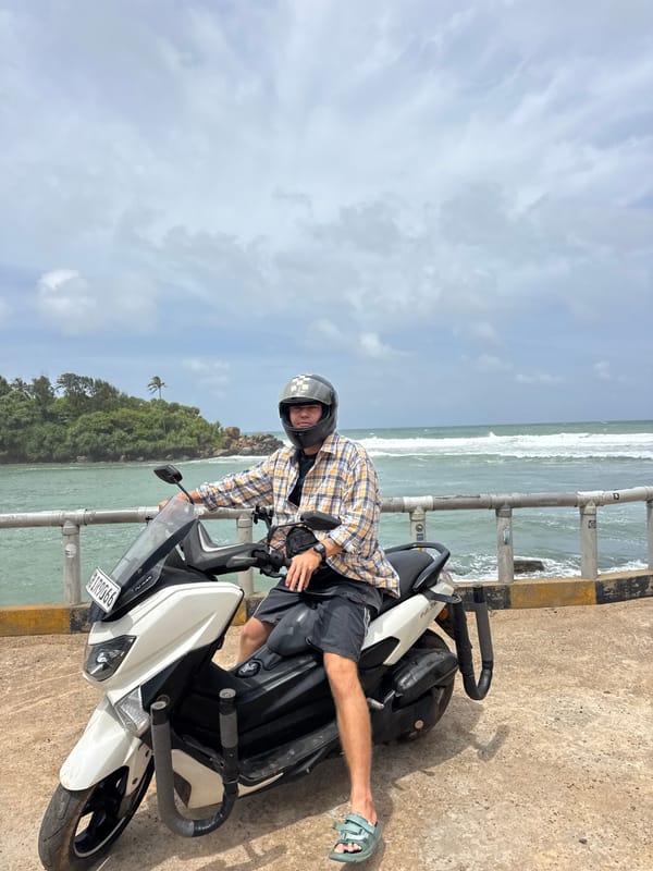 Casual morning exploring the rocky coast of Goviyapana, Sri Lanka