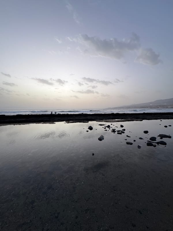 Surf, sunset, and soccer on the Tenerife coast