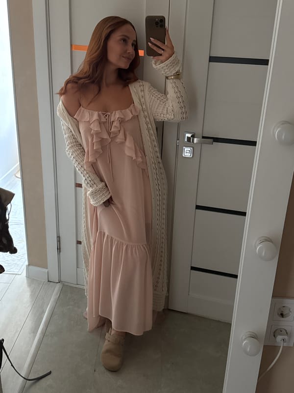 Woman documents selfie session in Chaikovsky, Russia