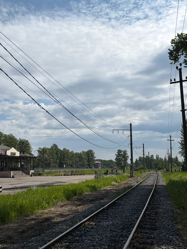 Morning documentation of Peterhof landmarks and infrastructure