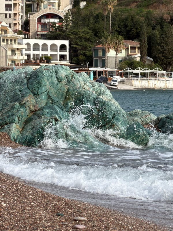 Afternoon dining and coastal exploration in Montenegro resort towns