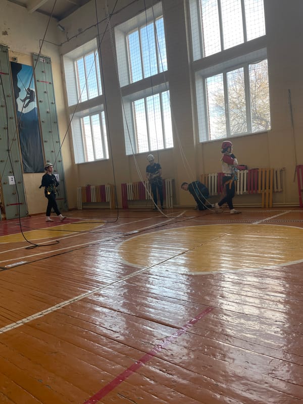 Morning Training Session Documented at Sarapul Gymnasium
