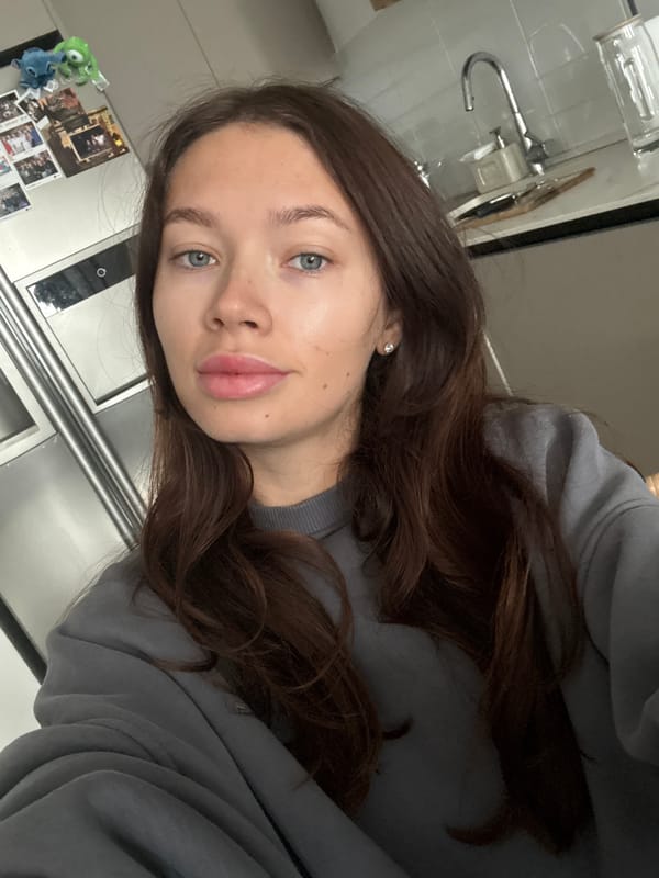 Woman photographed in Tel Aviv kitchen Tuesday morning