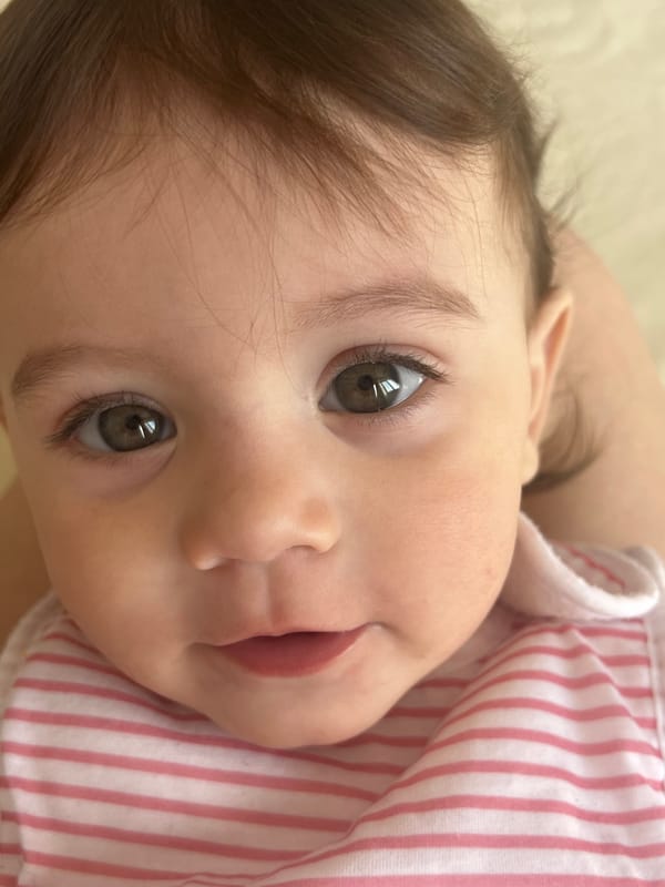 Baby's playful moments captured on camera in Elena, Bulgaria