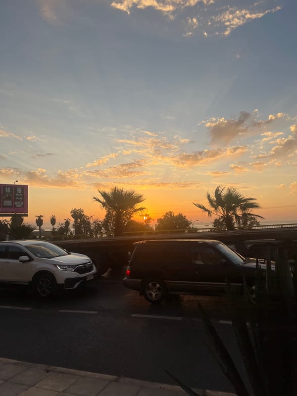 Sunset observed across Arica, Chile from multiple urban locations