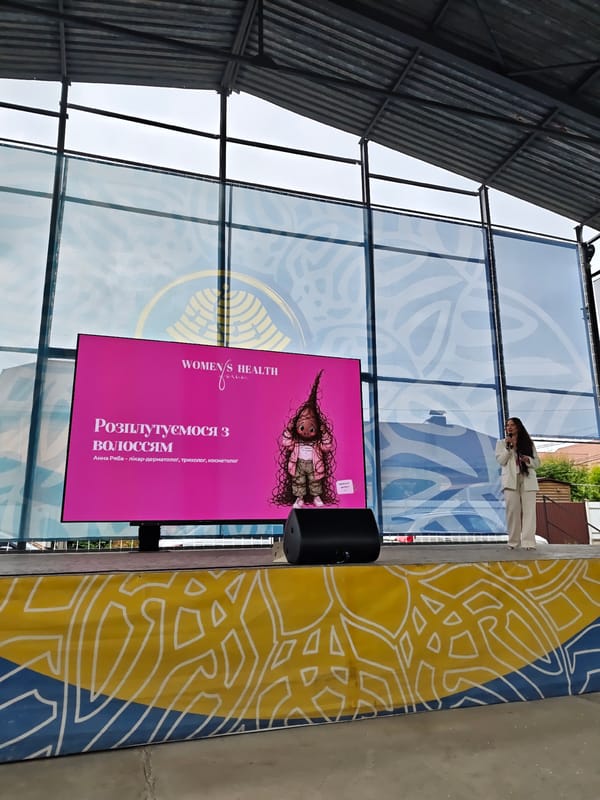 Women's Health Forum with outdoor market held in Vinnytsia