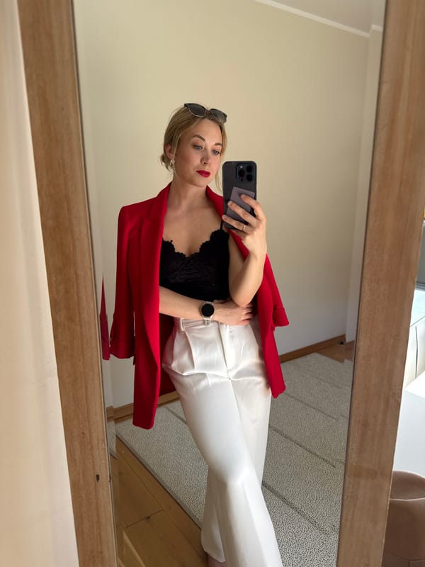Woman takes mirror selfies in Riga apartment