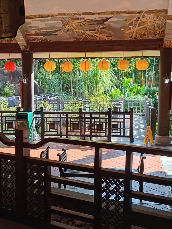 Inside a themed cultural attraction in Đà Nẵng, Vietnam
