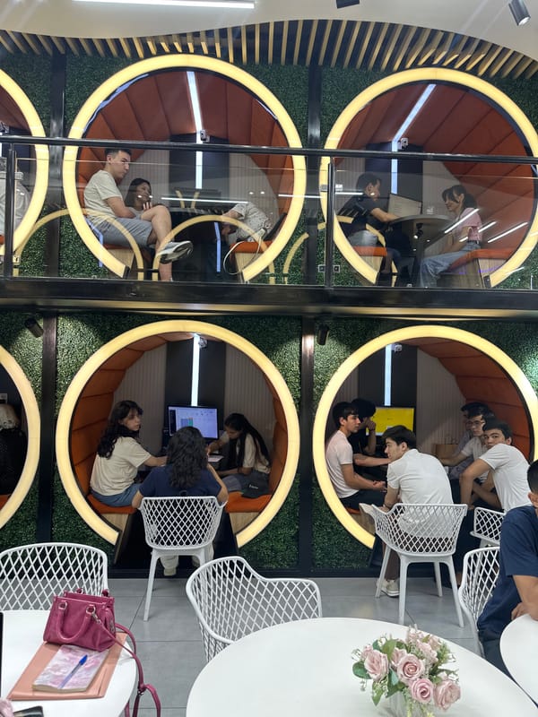 Morning scenes from Tashkent offices, library, metro captured
