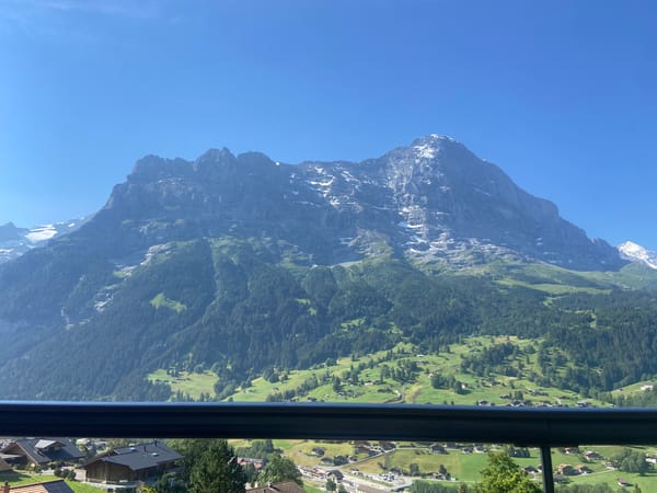 Sunny morning in Grindelwald — alpine views and breakfast
