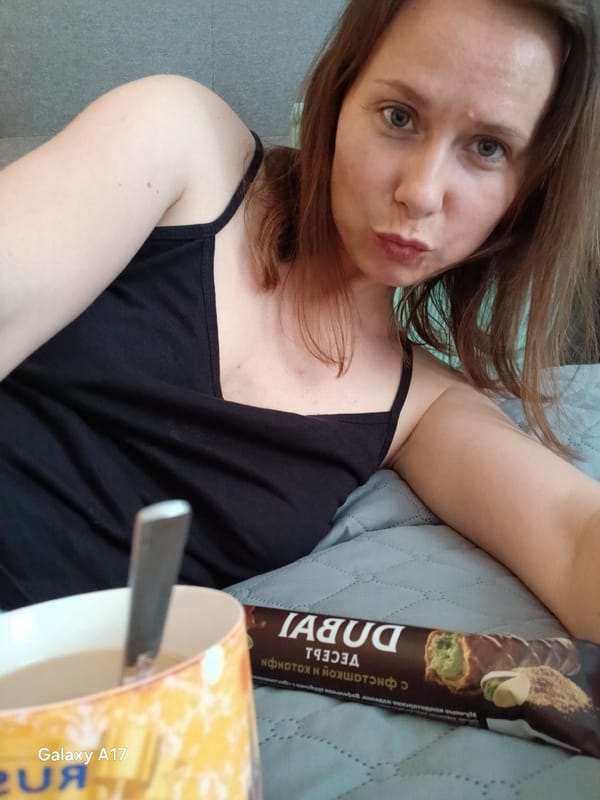Woman documents traditional Russian soup breakfast in Yekaterinburg
